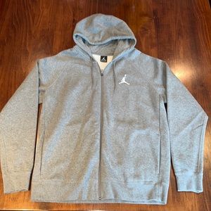 Men’s Jordan Grey Zip Up